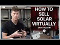 How to Sell Solar Virtually