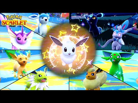 All Eevee Evolutions & Where To Find Them In Pokemon Scarlet and Violet 