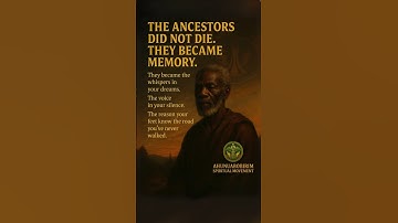 Thumbnail of Ancestors are waiting for you to remember. #Ahunuabobirim #SpiritualAwakening #spirituality
