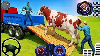 Animal Transport Truck Simulator 3D - Farm Animal Cargo Truck Driving Game - Android Gameplay screenshot 1