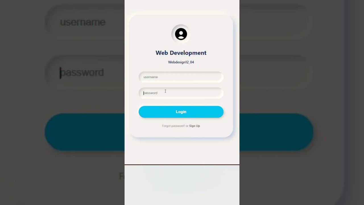 Neumorphism Login UI 🔥 | HTML CSS