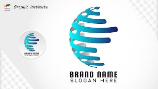 3D World Logo Design Tutorial | Global Logo