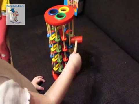 Стучалка с шариками на лестнице (QQ 3106)