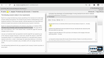 ACCA Performance Management (PM) Question Debrief