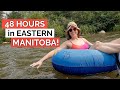 A fantastic weekend in Eastern Manitoba! | Eating in Whitemouth, Pinawa tubing and more things to do