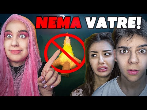 BEZ VATRE Preživljavamo u 99 noći u šumi 🔥❌ *NEMOGUĆI IZAZOV??*