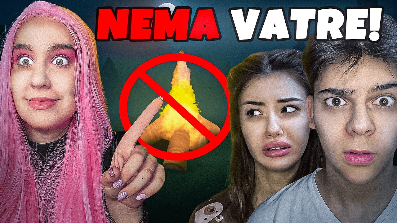 BEZ VATRE Preživljavamo u 99 noći u šumi 🔥❌ *NEMOGUĆI IZAZOV??*