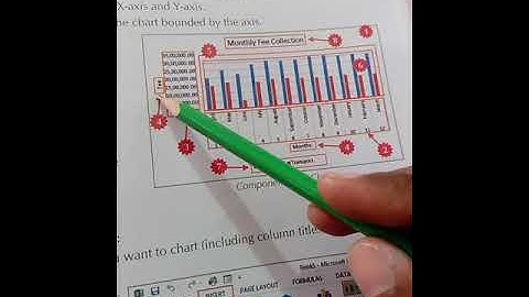 Class VI (Computer) Ch-8 ms Excel: Presenting Data in Charts