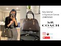 Coach Katy Satchel Signature Canvas