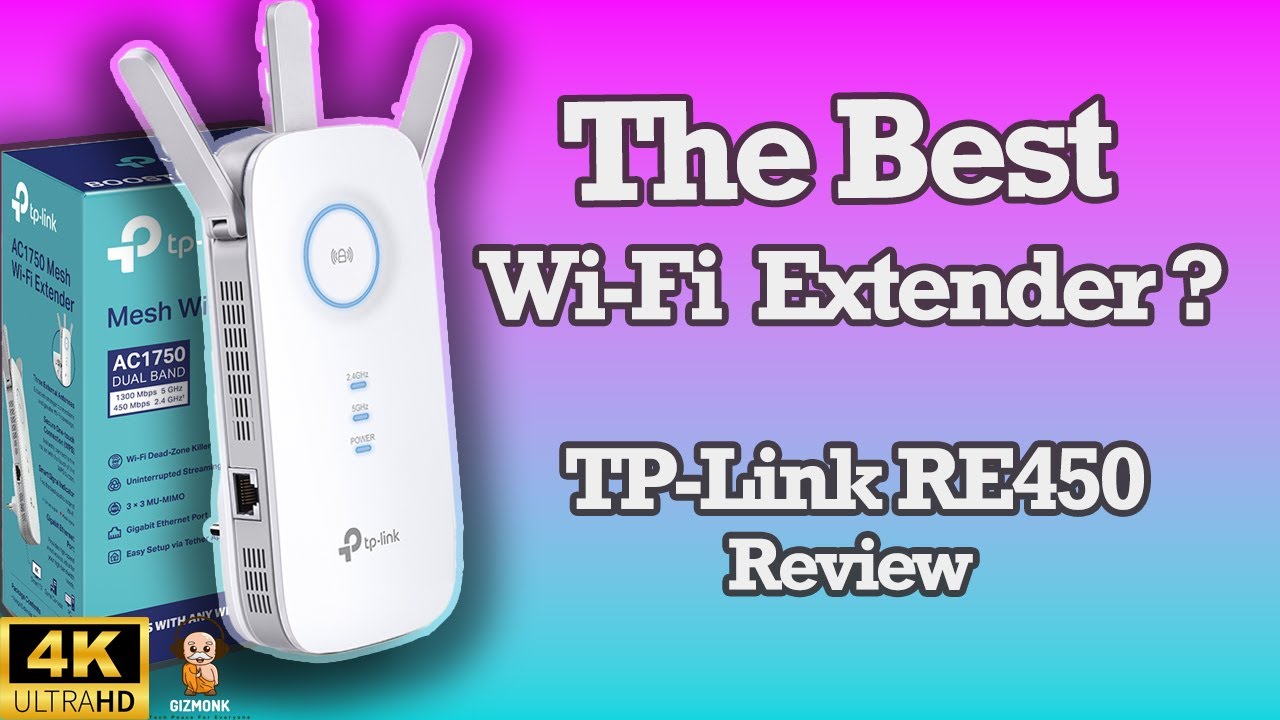 TP-Link AC1750 WiFi Extender (RE450), PCMag Editor's Choice, Up to  1750Mbps, Dual Band WiFi Repeater, Internet Booster, Extend WiFi Range  further