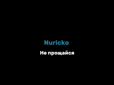 Nuricko - Не прощайся текст песни