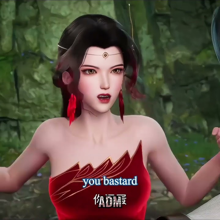 Xiao tian and liu yan's first kiss || Lingwu Continent || #shorts #shortsfeed #donghua