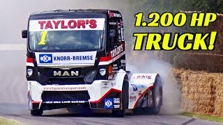 1.200Hp Man Racing Truck SHOW from FIA Championship - Ryan Smith MAX ATTACK at Goodwood FOS 2019!
