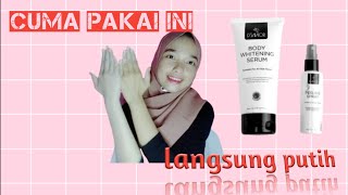 D'savior body whitening serum | Cara cepat memutihkan kulit badan