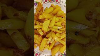 spicy 🔥 aaloo mirch bhujiya #indianfoodmadeeasy #youtubeshorts #ytshortsvideo