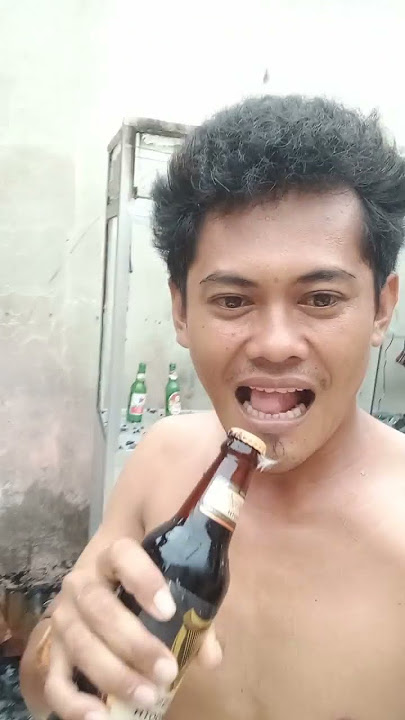 MINUM SATU BOTOL SEKALI TEGUKAN #guinness #viral #shorts #birbintang #mixmax #alkohol