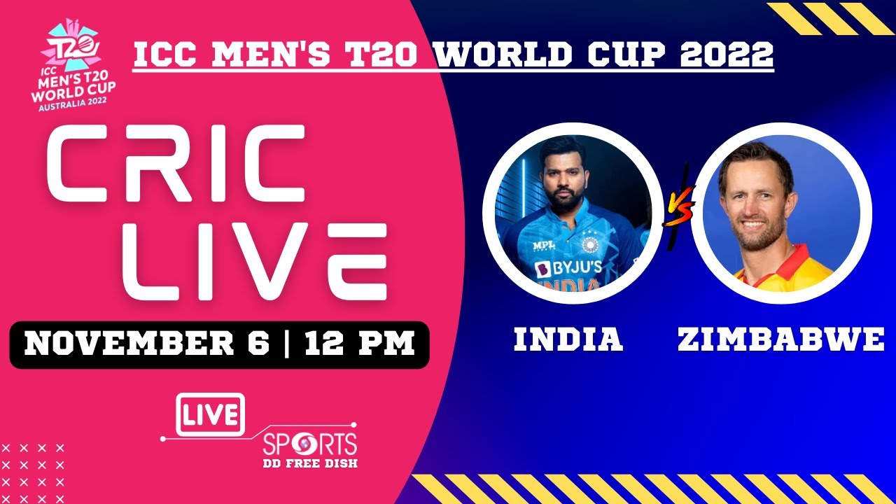 CricLIVE INDIA vs ZIMBABWE T20WorldCup2022 Match Preview