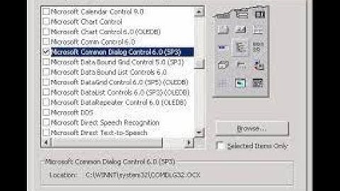 common dialog control VB 6.0| custom control |Font dialog control | Color dialog control VB 6.0