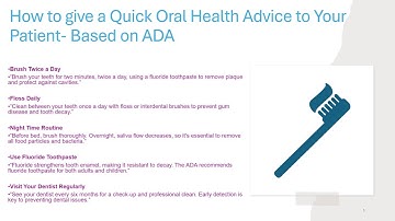 Communication Tips for ADC OSCE Exam in 30 seconds