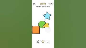 Brain Out: Can you pass it? Level 64 find out the hexagon #mobliegameing #puzzle #gaming #short