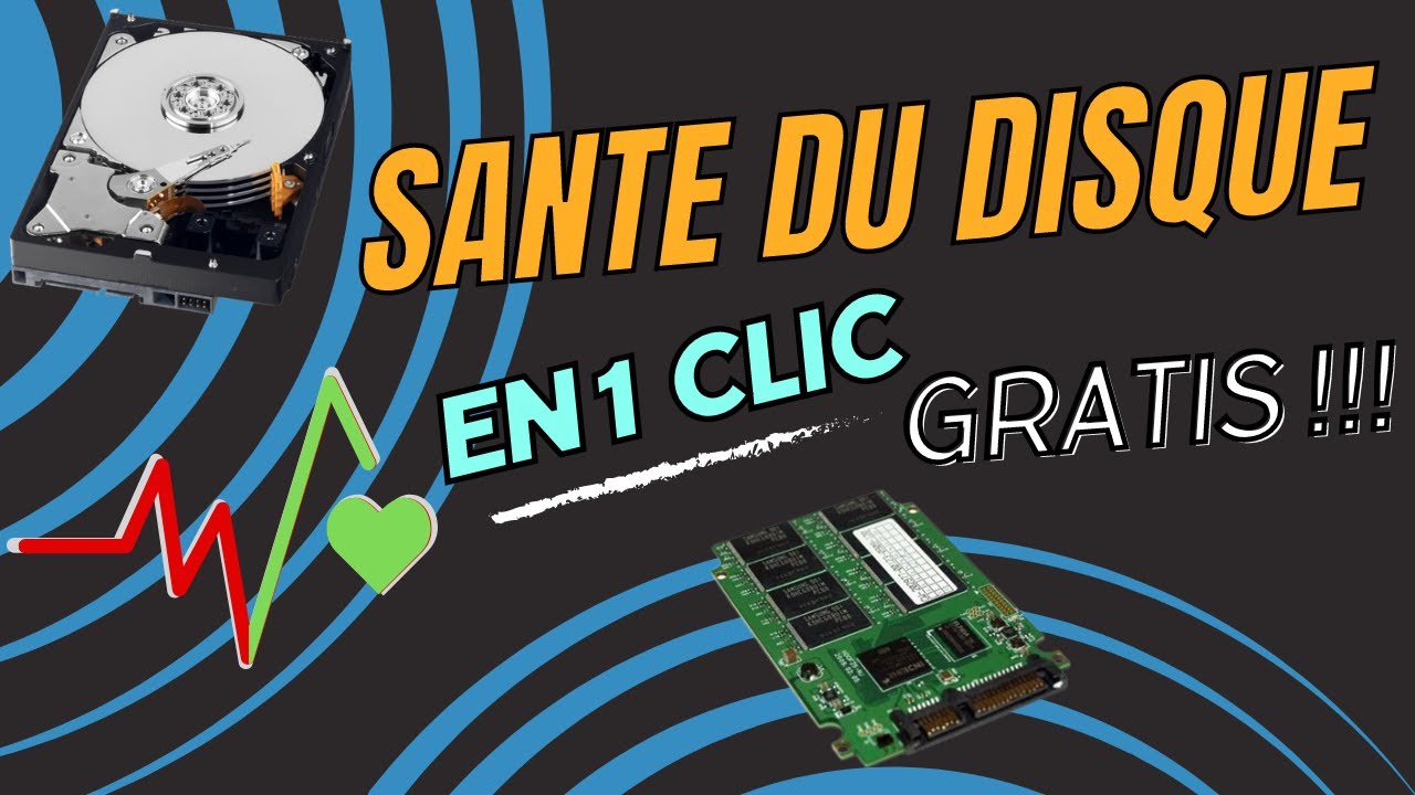 Simple&Gratuit - Connaitre la santé de son disque dur simplement avec  CrystalDiskInfo