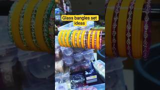 Glass bangles set ideas #bangles #glassbangles #viral #short #shortvideo #shortsfeed #shortsvideo