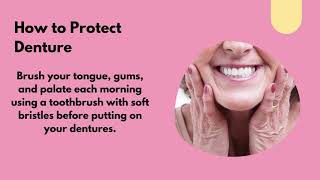 How to Protect Denture