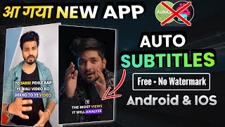 Best Free Auto Captions app Android | How to Add Automatic Subtitles Short video