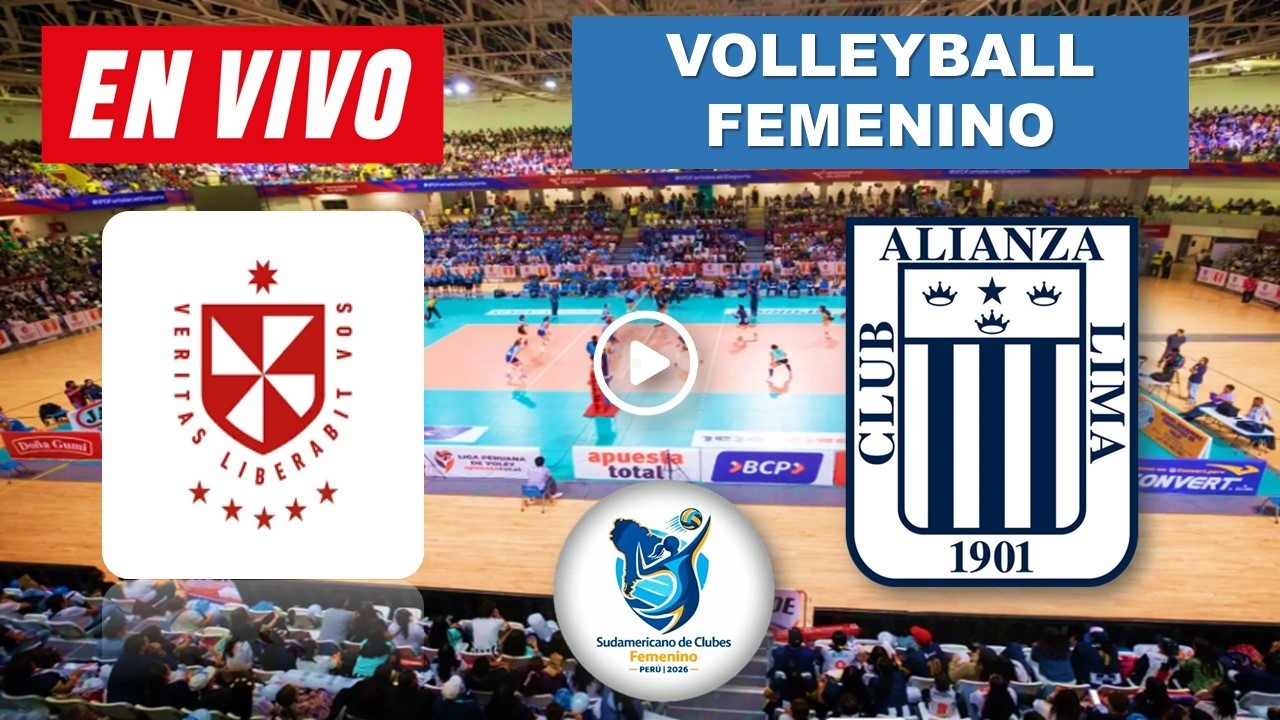 SAN MARTIN VS ALIANZA LIMA EN VIVO 🔴 SUDAMERICANO DE CLUBES VOLLEYBALL ...