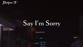 Afgan - Say I'm Sorry ( Lyrics | Lirik )