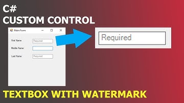 Textbox with Watermark