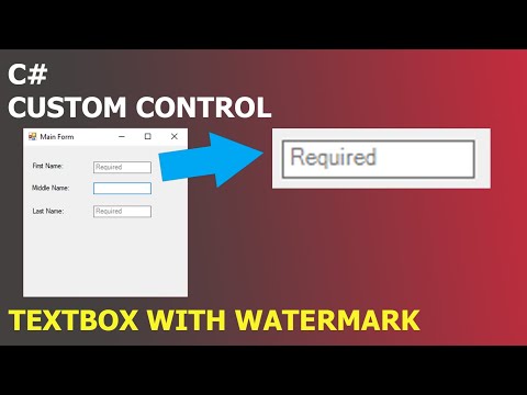 Textbox with Watermark