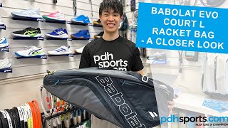 Babolat Evo Court L Racket Bag review by pdhsports.com