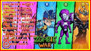 Zombie War Idle Defense Mod APK v350 (Unlimited Money/Gems/Stars)