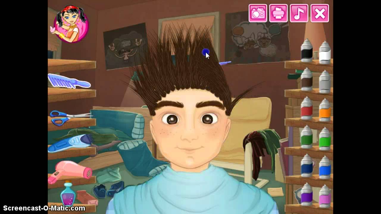 HAIR CUTTING GAME FROM FRIV AWESOME GAME - YouTube