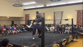 (Fan-Cam) Pioneer Valley Pro Wrestling- “Legit” Perfect perkins vs. Doctor Heresy