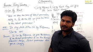 Call by Result | Call by Name | C Programming  | By Akash Shukla