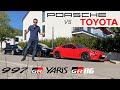 Porsche 911 997 ou toyota gr 86  yaris gr  drle de question 