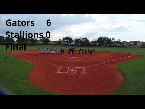 Polo Park Middle School Stallions at Wellington Landings Middle School Gators Softball