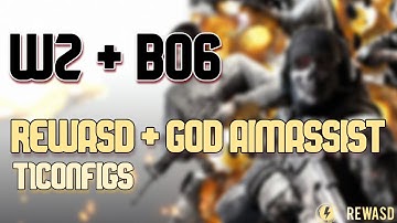 AIM ASSIST ON KEYBOARD AND MOUSE IN WARZONE AND BO6 USING REWASD | FREE CONFIG AND BYPASS