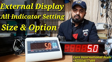 External Display Connect to All Weighing Machine | Electronic Weighing Scale Spare Parts