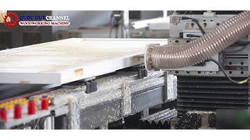 Dây chuyền làm cửa gỗ công nghiệp I Chuyền máy làm cánh cửa tự động
