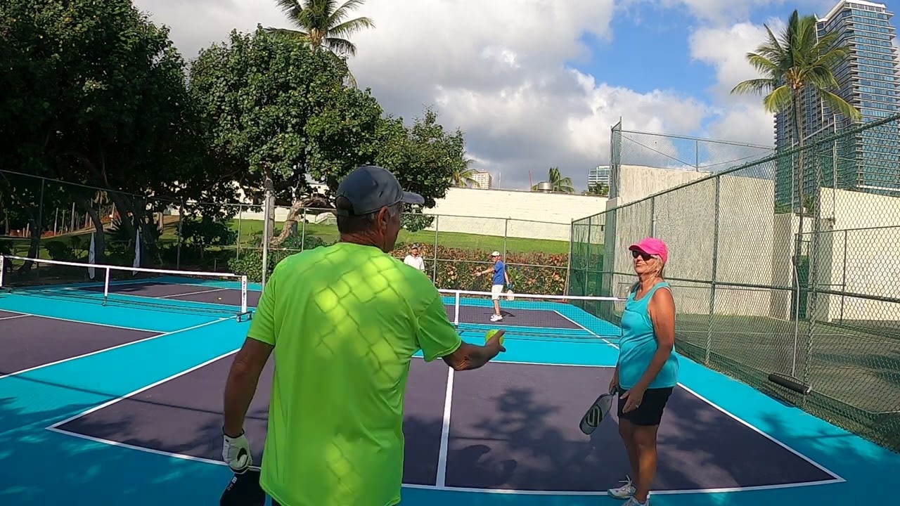 GH010831 Pickleball play in Honolulu Dec. 11. 2022 YouTube