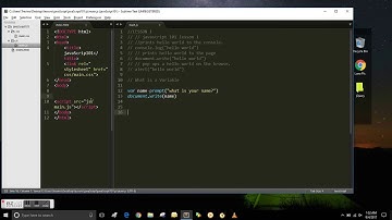 Tutorial JavaScript for beginners Lesson #2
