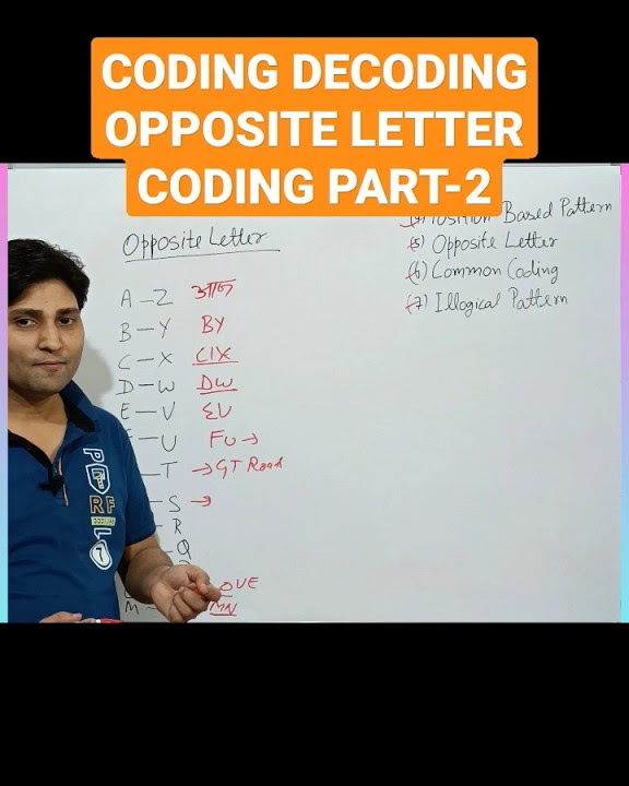 CODING DECODING | OPPOSITE LETTER CODING | PART-2 #navistudyguru # ...