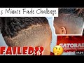 FAILED??? Deadstock Barbershop 5 Minute Fade Challenge (REACTION VIDEO)