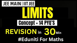 Lucky If You Got This!  LIMITS – Full Formulae & PYQs Revision in 30 Minutes 🔥 |  | #jee#eduniti