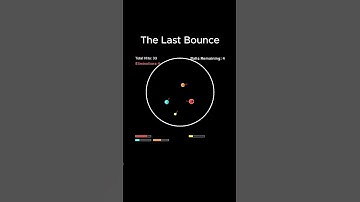 The Last Bounce 😱 #satisfying #viral #simulation