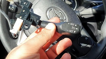 HOW TO INSTALL CRUISE CONTROL ON TOYOTA COROLLA 2014 TO 2019