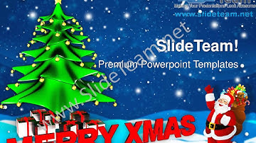 Merry Christmas With Santa Claus Holidays PowerPoint Templates PPT Backgrounds  1112 Slides Backgrounds